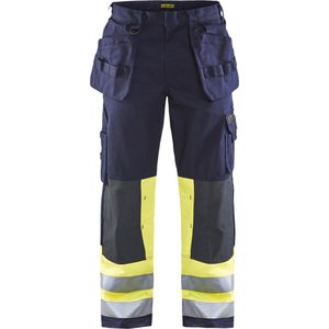 Blåkläder - 1479-1514 Werkbroek - Marine/High Vis Geel - CORDURA®/Kevlar®