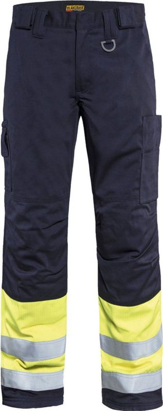Blaklader Multinorm Winterwerkbroek 1869-1514 - Marine/High Vis Geel