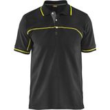 Blåkläder 3389-1050 Poloshirt Zwart/High Vis Geel maat XXXL