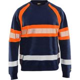 Blåkläder - 3359-1158 - Sweater - Marineblauw/Oranje - High Vis