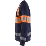 Blåkläder - 3359-1158 - Sweater - Marineblauw/Oranje - High Vis