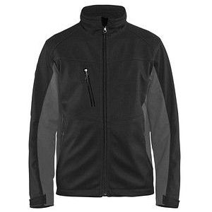 BLAKLÄDER® unisex Softshelljacke 4950 schwarz, dunkelgrau Größe 2XL