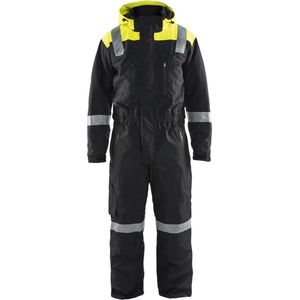 Blaklader - Winteroverall 6787-1977 - Zwart/High Vis Geel - Werkoverall