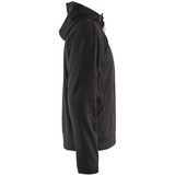 Blaklader Hoodie met rits 3363-2526 - Zwart/Rood