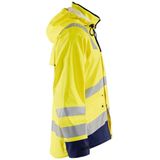 Blåkläder - 4302-2003 - Regenjas - High Vis Geel/Marineblauw - Wind- en Waterdicht