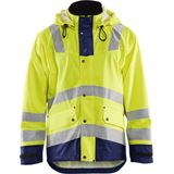 Blåkläder - 4302-2003 - Regenjas - High Vis Geel/Marineblauw - Wind- en Waterdicht