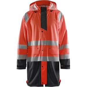 Blåkläder - 4324-2000 - Regenjas - High Vis Rood/Zwart - Wind- en Waterdicht