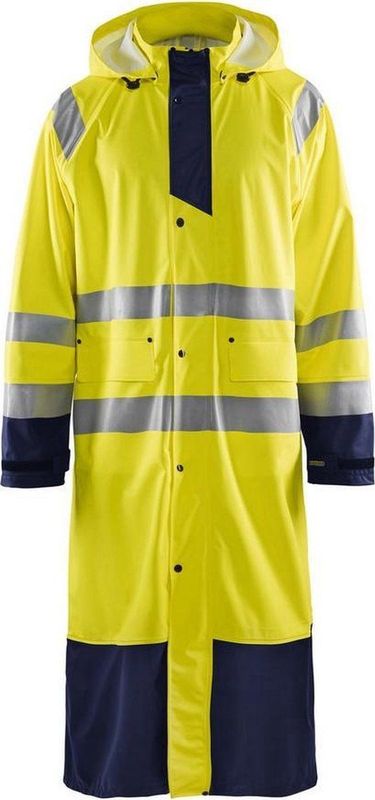 Blåkläder - 4325-2000 - Regenjas - High Vis Geel/Marineblauw - Waterdicht