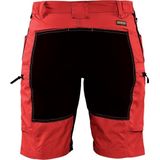 Blaklader Dames Service Short met stretch 7149-1845 - Rood/Zwart