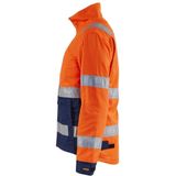 Blåkläder 4903-1811 Dames jack High Vis High Vis Oranje/Marineblauw maat L