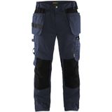 Blaklader 1555 Werkbroek - Zwart - 65% Polyester 35% Katoen - CORDURA® Versterkt