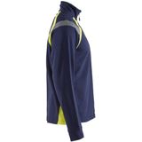 Blåkläder - 3432-1158 - Sweatshirt - Marine/High Vis Geel - 100% Katoen/Polyester