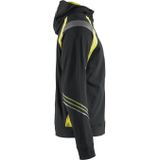 Blåkläder - 3433-1158 - Hooded Sweatshirt - Marine/High Vis Geel - Katoen/Polyester