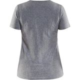 Blåkläder - Dames T-Shirt - Grijs Melange - Functioneel - Slanke Pasvorm