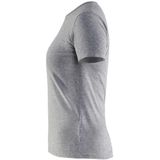 Blåkläder - Dames T-Shirt - Grijs Melange - Functioneel - Slanke Pasvorm