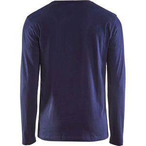 Blåkläder - T-Shirt - Lange Mouwen - Marineblauw - 100% Katoen