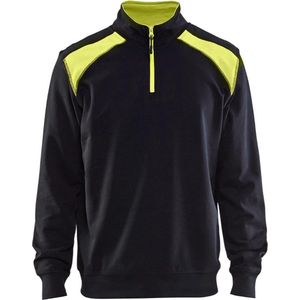 Blåkläder 3353 Sweatshirt - Bi-Colour - 100% Katoen - Hoge Kraag met Rits