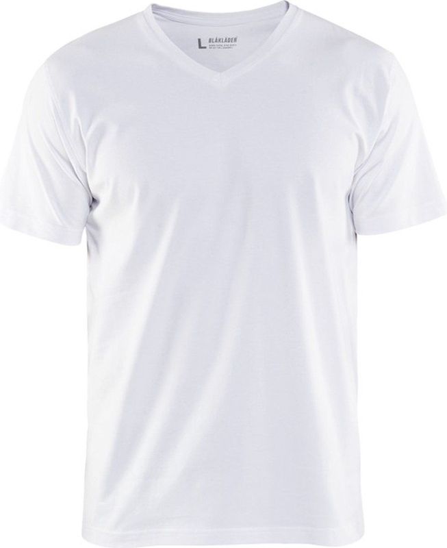 Blaklader T-Shirt V-hals 3360-1029 - Wit