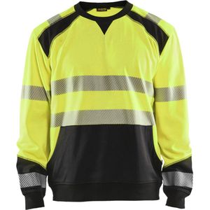 Blåkläder - 3541-2528 - Sweatshirt - High Vis Geel/Zwart - 100% Polyester