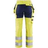 Blåkläder - 7163-1811 - Werkbroek - High Vis Geel/Marineblauw - Stretchmateriaal