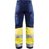 Blåkläder - 7161-1811 - Werkbroek - Marine/High Vis Geel - Stretchmateriaal - EN ISO 20471