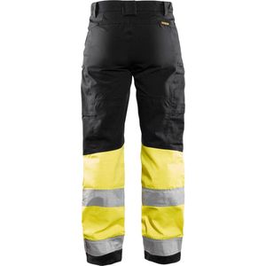 Blåkläder - 7161-1811 - Werkbroek - Zwart/High Vis Geel - Stretchmateriaal