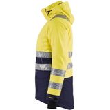 Blåkläder 4472-1987 Dames winterparka High Vis High Vis Geel/Marineblauw maat L