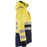 Blåkläder 4472-1987 Dames winterparka High Vis High Vis Geel/Marineblauw maat L