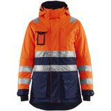 Blåkläder 4472-1987 Dames winterparka High Vis High Vis Oranje/Marineblauw maat L