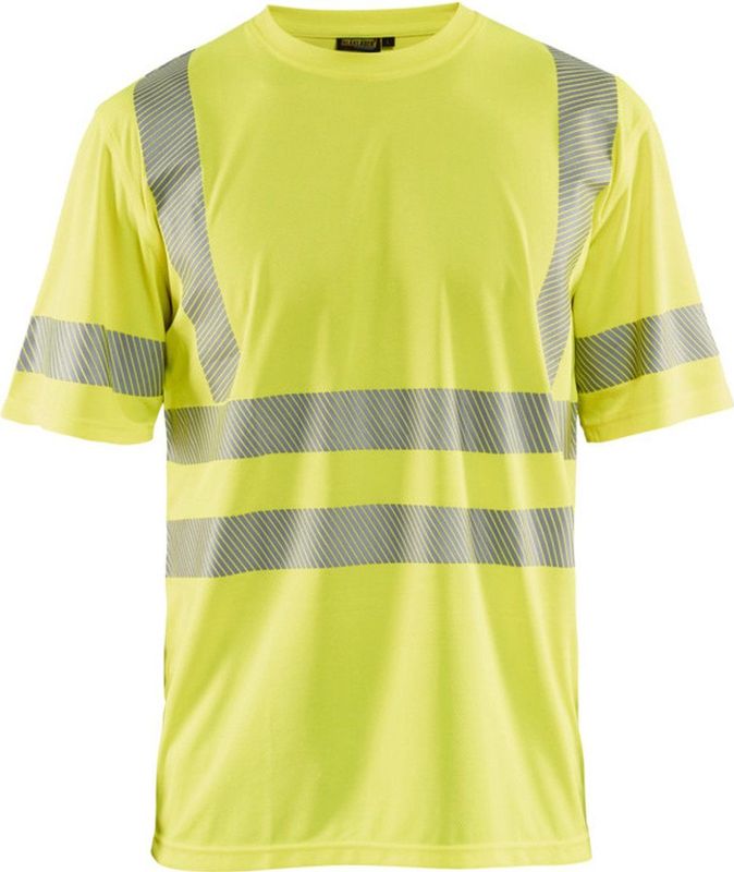 Blåkläder - 3420-1013 - UV-T-shirt - High Vis Geel - 100% Polyester - Reflecterende Details
