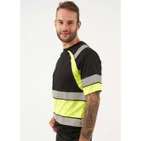 Blåkläder - 3421-1030 - T-shirt - High Vis - Marineblauw/Oranje - Katoen/Polyester