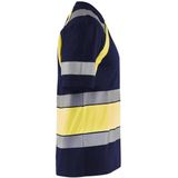 Blåkläder - 3421-1030 - T-shirt - High Vis Marine/High Vis Geel - Katoen/Polyester