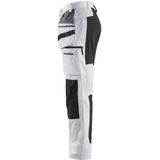 Blåkläder - Schilders Werkbroek - Wit/Zwart - Stretch