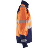 Blåkläder - 3558-2528 Sweatshirt - High Vis - Oranje/Marineblauw - Kangoeroezak