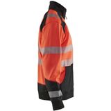 Blåkläder - 3558-2528 - Sweatshirt - High Vis Rood/Zwart - Katoen/Polyester