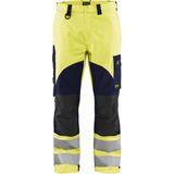 Blaklader Multinorm werkbroek Inherent 1588-1512 - High Vis Geel/Marineblauw - C146