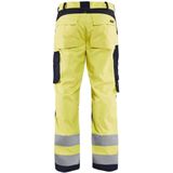 Blaklader Multinorm werkbroek Inherent 1588-1512 - High Vis Geel/Marineblauw - C146