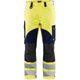 Blaklader Multinorm werkbroek Inherent 1588-1512 - High Vis Geel/Marineblauw - C146