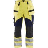 Blaklader Multinorm werkbroek Inherent 1589-1512 - High Vis Geel/Marineblauw - C146