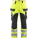 Blaklader Multinorm werkbroek Inherent 1589-1512 - High Vis Geel/Marineblauw - C146