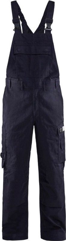 Blåkläder - 2824-1516 - Vlamvertragende Bretelbroek - Marineblauw - Duurzaam Materiaal - Verstelbare Taille