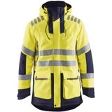 Parka Evolution High Vis 4469 - geel/marineblauw
