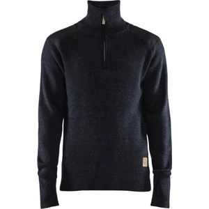 Sweater - Donkergrijs/Zwart - 4630 - Wol