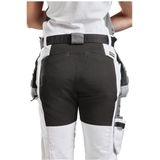 Blåkläder - 7910-1000 - Schildersbroek - Wit/Zwart - Katoen/Stretch