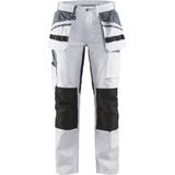 Blåkläder - 7910-1000 - Schildersbroek - Wit/Zwart - Katoen/Stretch