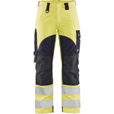 Blåkläder 7189-1512 Werkbroek - High Vis Geel/Marineblauw - Inherent Materiaal
