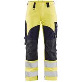 Blaklader Multinorm Dames Werkbroek Inherent 7189-1512 - High Vis Geel/Marineblauw