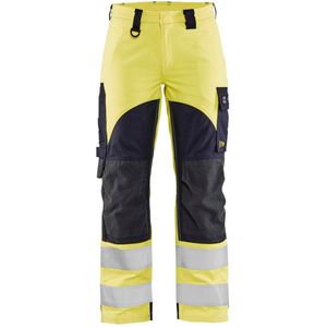 Blåkläder 7189-1512 Werkbroek - High Vis Geel/Marineblauw - Inherent Materiaal