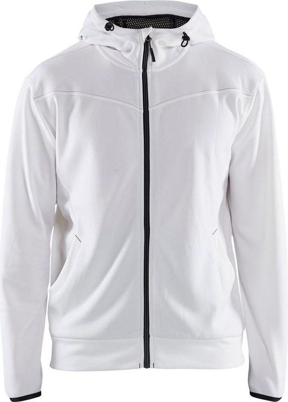 Blåkläder - 3363-2526 - Hoodie - Wit/Dondergrijs - 100% Polyester