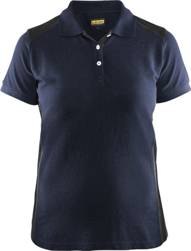 Blåkläder - Poloshirt - Donker Marineblauw/Zwart - Piqué